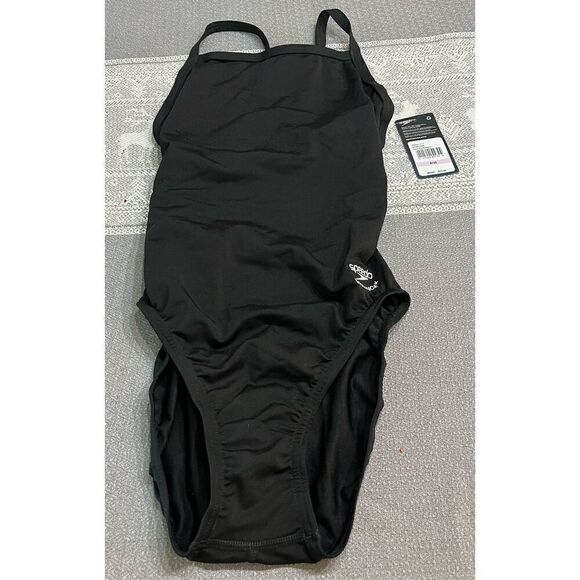 Speedo Women's Swimsuit One Piece Endurance+ Flyback Solid Adult Team Colors - Picture 3 of 8